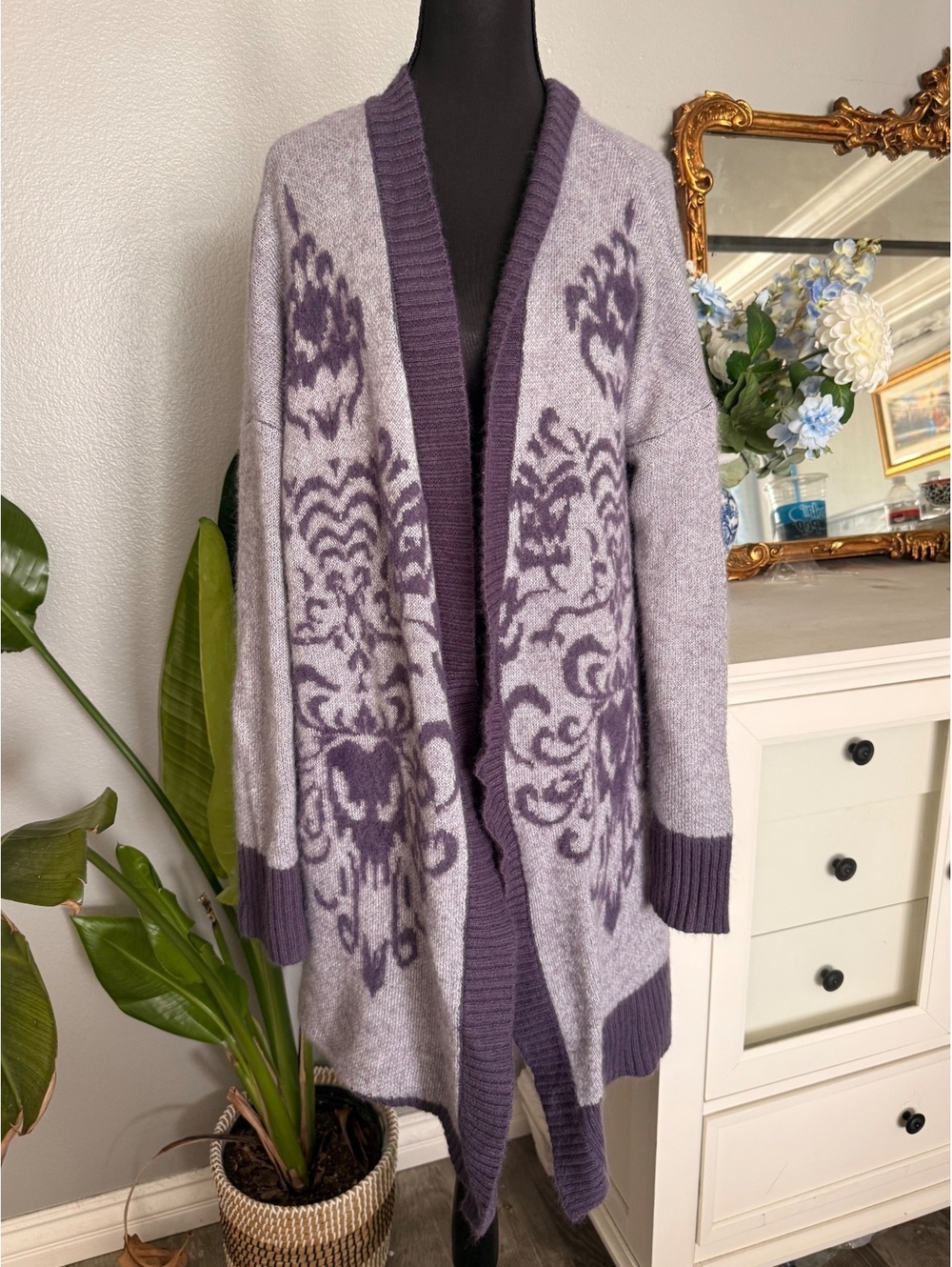 Disney haunted mansion cardigan - purple
